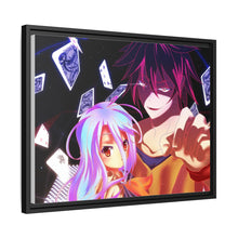 Load image into Gallery viewer, Sora and Shiro Canvas Framed Art Print