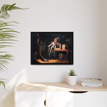 Load image into Gallery viewer, Okabe and Kurisu Time Jump Canvas Framed Art Print