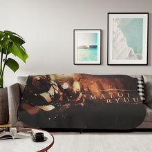 Load image into Gallery viewer, Anime Kill La Kill Sherpa Blanket