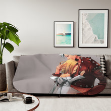 Load image into Gallery viewer, Ban and his Elaine Sherpa Blanket