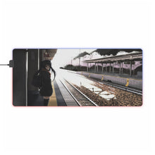 Load image into Gallery viewer, Chilly Morning at the Station RGB LED Mouse Pad (Desk Mat)