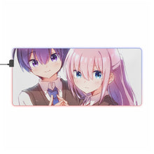 Load image into Gallery viewer, Shikimori's Not Just a Cutie RGB LED Mouse Pad (Desk Mat)