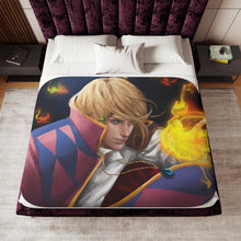 Load image into Gallery viewer, Anime Howl's Moving Castle Sherpa Blanket
