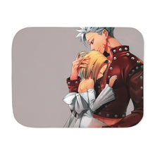 Load image into Gallery viewer, Ban and his Elaine Sherpa Blanket