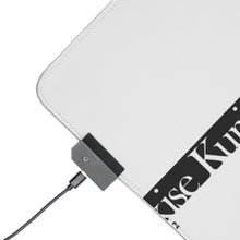 Load image into Gallery viewer, Makise Kurisu RGB LED Mouse Pad (Desk Mat)