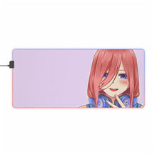 Load image into Gallery viewer, The Quintessential Quintuplets Miku Nakano RGB LED Mouse Pad (Desk Mat)