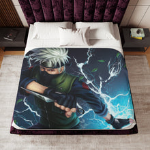 Load image into Gallery viewer, Kakashi Hatake Sherpa Blanket