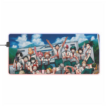 Load image into Gallery viewer, My Hero Academia Izuku Midoriya, Katsuki Bakugou, Tenya Iida, Shouta Aizawa, Tsuyu Asui RGB LED Mouse Pad (Desk Mat)