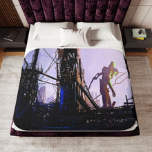 Load image into Gallery viewer, Anime Neon Genesis Evangelion Sherpa Blanket