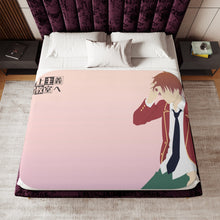 Load image into Gallery viewer, Kiyotaka Ayanokōji Sherpa Blanket