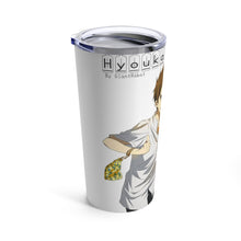 Load image into Gallery viewer, Hōtarō Oreki Satoshi Fukube walking Tumbler 20oz