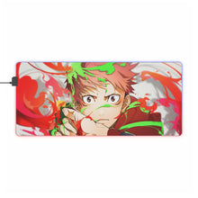 Load image into Gallery viewer, Yuji Itadori RGB LED Mouse Pad (Desk Mat)