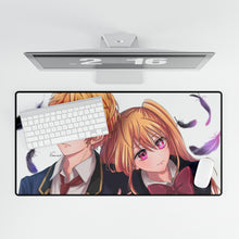 Load image into Gallery viewer, Aquamarine Hoshino & Ru Mouse Pad (Desk Mat)