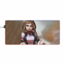 Load image into Gallery viewer, Ochaco Uraraka RGB LED Mouse Pad (Desk Mat)
