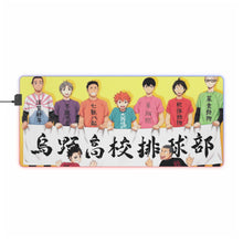 Load image into Gallery viewer, Haikyu!! RGB LED Mouse Pad (Desk Mat)