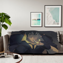 Load image into Gallery viewer, Anime Cowboy Bebop Sherpa Blanket