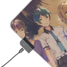 Load image into Gallery viewer, Kiznaiver Chidori Takashiro, Katsuhira Agata, Noriko Sonozaki, Niko Niiyama, Yoshiharu Hisomu RGB LED Mouse Pad (Desk Mat)