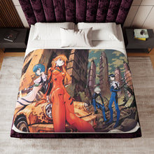 Load image into Gallery viewer, Anime Neon Genesis Evangelion Sherpa Blanket