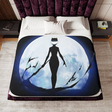 Load image into Gallery viewer, Durarara!! Celty Sturluson Sherpa Blanket
