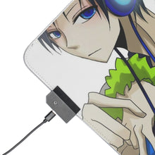 Load image into Gallery viewer, Durarara!! Izaya Orihara, Shizuo Heiwajima RGB LED Mouse Pad (Desk Mat)