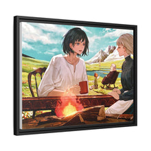 Load image into Gallery viewer, Howl's Moving Castle Canvas Framed Art Print