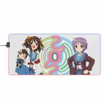 Load image into Gallery viewer, The Melancholy Of Haruhi Suzumiya RGB LED Mouse Pad (Desk Mat)