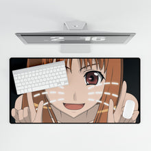 Load image into Gallery viewer, Anime Spice and Wolf Mouse Pad (Desk Mat)