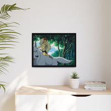 Load image into Gallery viewer, Anime Princess Mononoke Canvas Framed Art Print