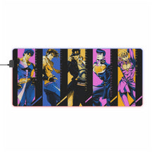 Load image into Gallery viewer, Giorno Giovanna Joseph Joestar Jotaro Kujo Josuke Higashikata and Jonathan Joestar RGB LED Mouse Pad (Desk Mat)
