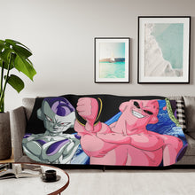 Load image into Gallery viewer, Dragon Ball Z villains Sherpa Blanket