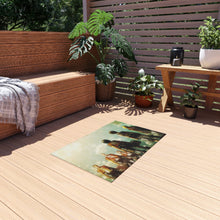 Load image into Gallery viewer, Eren Jaeger, Mikasa Ackerman, Armin Arlert and Dot Pixis Rug