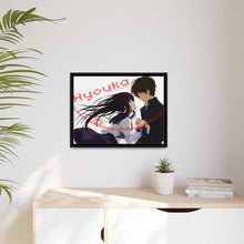 Load image into Gallery viewer, Eru Chitanda And Hōtarō Orekiholding hands together Canvas Framed Art Print