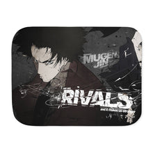 Load image into Gallery viewer, Anime Samurai Champloor Sherpa Blanket