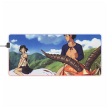 Load image into Gallery viewer, Princess Mononoke RGB LED Mouse Pad (Desk Mat)