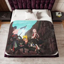 Load image into Gallery viewer, Anime Naruto Sherpa Blanket