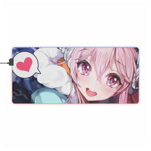 Load image into Gallery viewer, Super Sonico RGB LED Mouse Pad (Desk Mat)