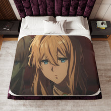 Load image into Gallery viewer, Violet Evergarden Sherpa Blanket
