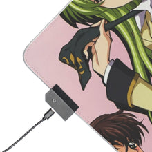 Load image into Gallery viewer, Code Geass Lelouch Lamperouge, Suzaku Kururugi, Shirley Fenette RGB LED Mouse Pad (Desk Mat)