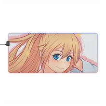 Load image into Gallery viewer, Nisekoi Chitoge Kirisaki RGB LED Mouse Pad (Desk Mat)