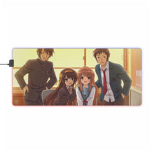 Load image into Gallery viewer, The Melancholy Of Haruhi Suzumiya RGB LED Mouse Pad (Desk Mat)