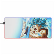 Load image into Gallery viewer, Goku SSB RGB LED Mouse Pad (Desk Mat)