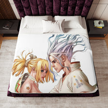 Load image into Gallery viewer, Anime Dr. Stone Sherpa Blanket