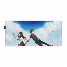Load image into Gallery viewer, Eru Chitanda And Hōtarō Oreki Full Body RGB LED Mouse Pad (Desk Mat)