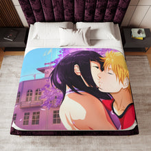 Load image into Gallery viewer, NaruHina Sherpa Blanket