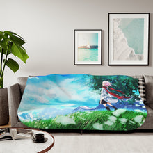 Load image into Gallery viewer, Inori Yuzuriha Fanart Sherpa Blanket