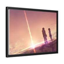 Load image into Gallery viewer, Anime Your Name. Canvas Framed Art Print