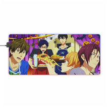 Load image into Gallery viewer, Free! Rin Matsuoka, Makoto Tachibana, Haruka Nanase, Nagisa Hazuki RGB LED Mouse Pad (Desk Mat)