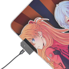 Load image into Gallery viewer, Casual Rei and Asuka v2 RGB LED Mouse Pad (Desk Mat)