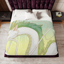 Load image into Gallery viewer, Anime Spirited Away Sherpa Blanket