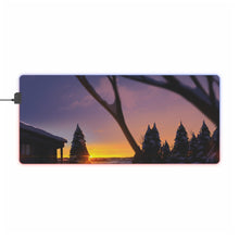 Load image into Gallery viewer, Anime Sunset RGB LED Mouse Pad (Desk Mat)